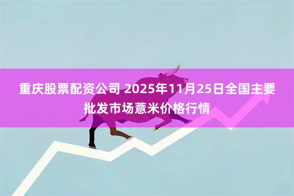 重庆股票配资公司 2025年11月25日全国主要批发市场薏米价格行情